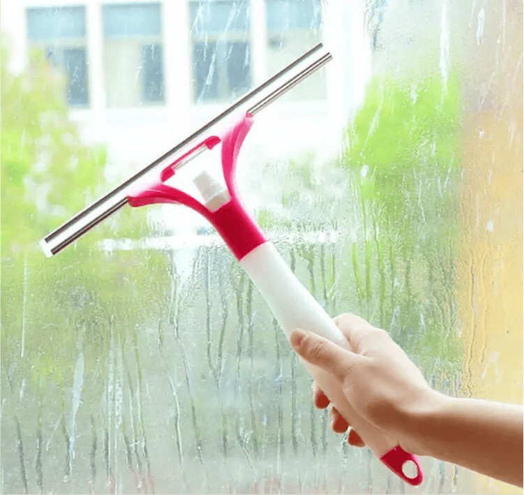 Multifunctional Glass Cleaner, 2 in 1 Spray Wiper, Glass Window Scraper Multifunctional Glass Cleaner, 2 in 1 Spray Wiper, Glass Window Scraper